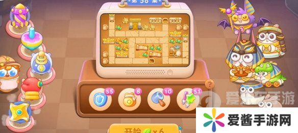 保卫萝卜4法老归来第58关怎么过 法老归来第58关通关流程图