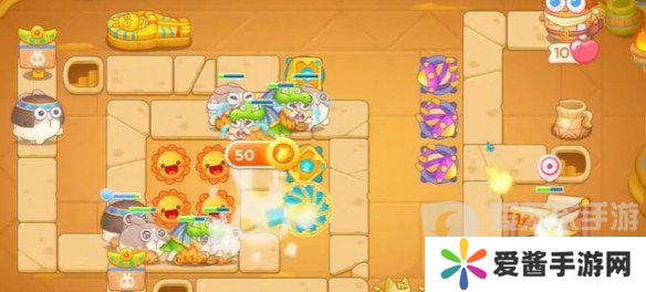 保卫萝卜4法老归来第50关怎么过 法老归来第50关通关指南