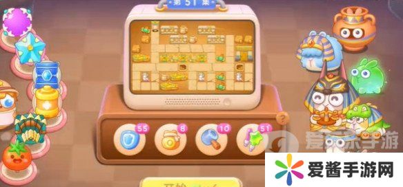 保卫萝卜4法老归来第51关怎么打 法老归来第51关打法攻略