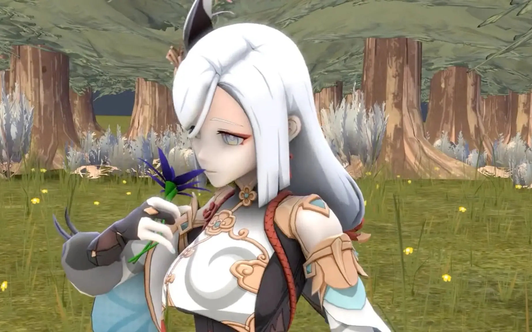 原神申鹤在森林吃毒花放屁视频动画,申鹤吃坏肚子啥梗