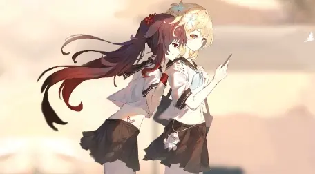 原神胡桃扑倒旅行者的小秘密图片,胡桃用脚踩旅行者的故事