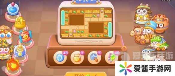 保卫萝卜4法老归来第26关怎么过 法老归来第26关通关布局