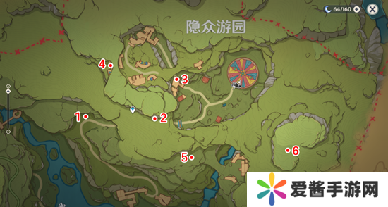 原神隐众游园绮光彩灯解密攻略 隐众游园绮光彩灯位置大全[多图]图片1