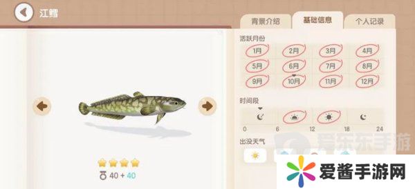 心动小镇手游江鳕钓鱼如何钓 心动小镇手游江鳕钓鱼时间位置一览